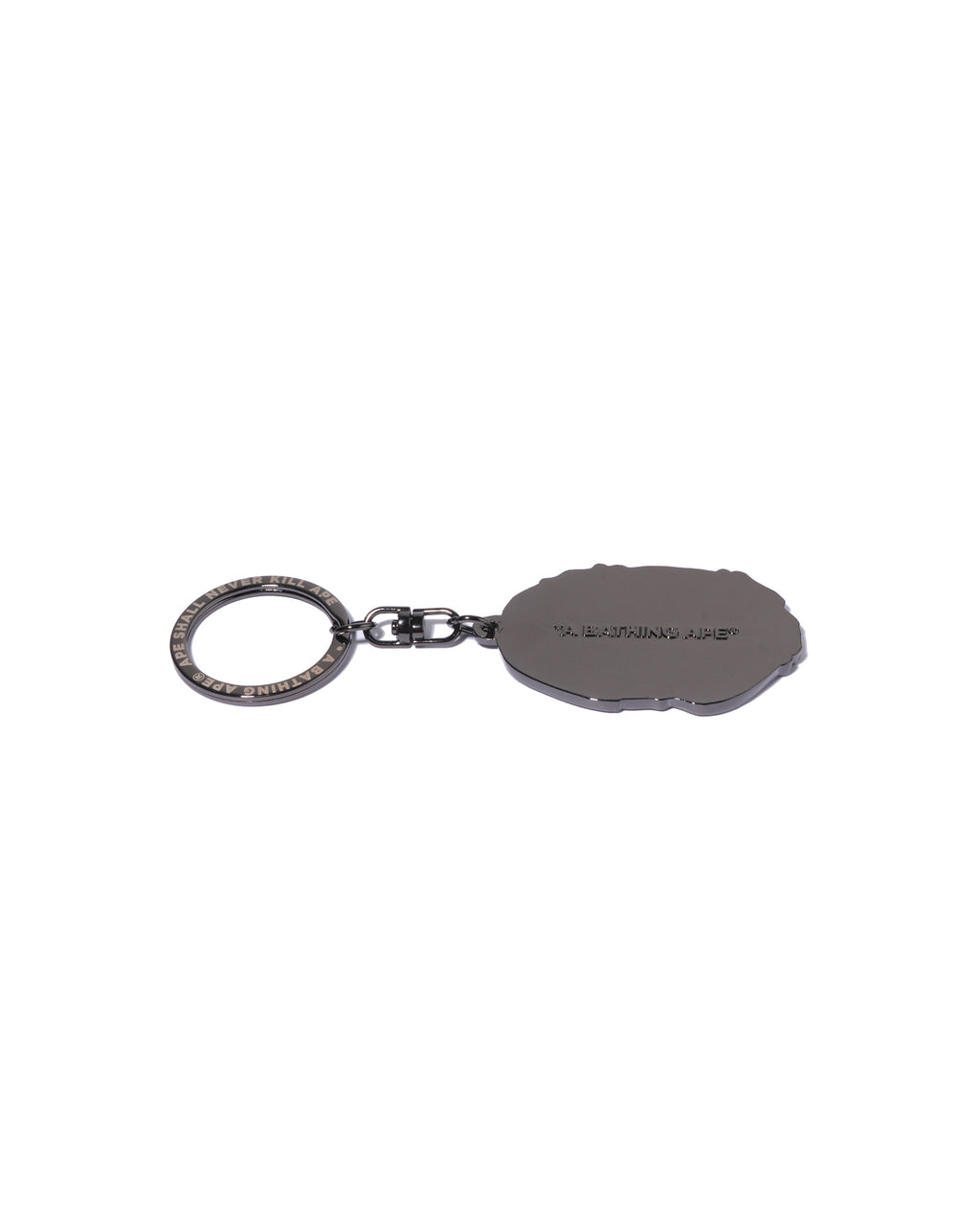 Ape Head Metal Keychain
