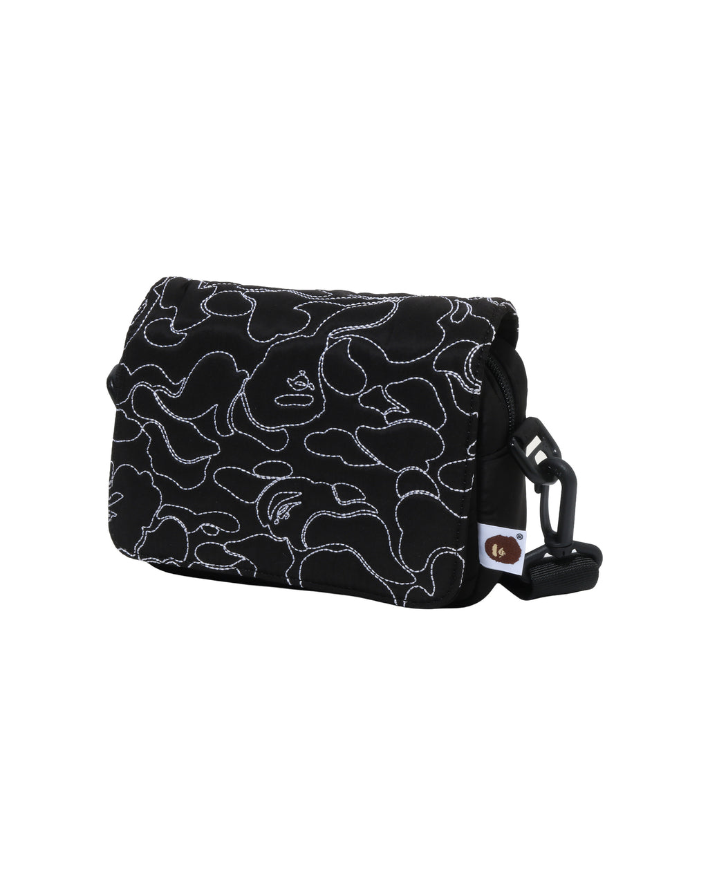 Line Camo Quilted Shoulder Bag