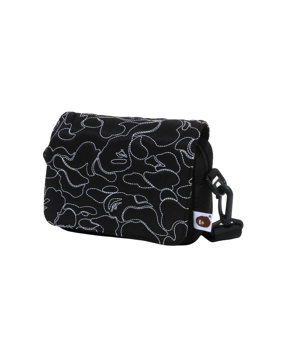 Line Camo Quilted Shoulder Bag