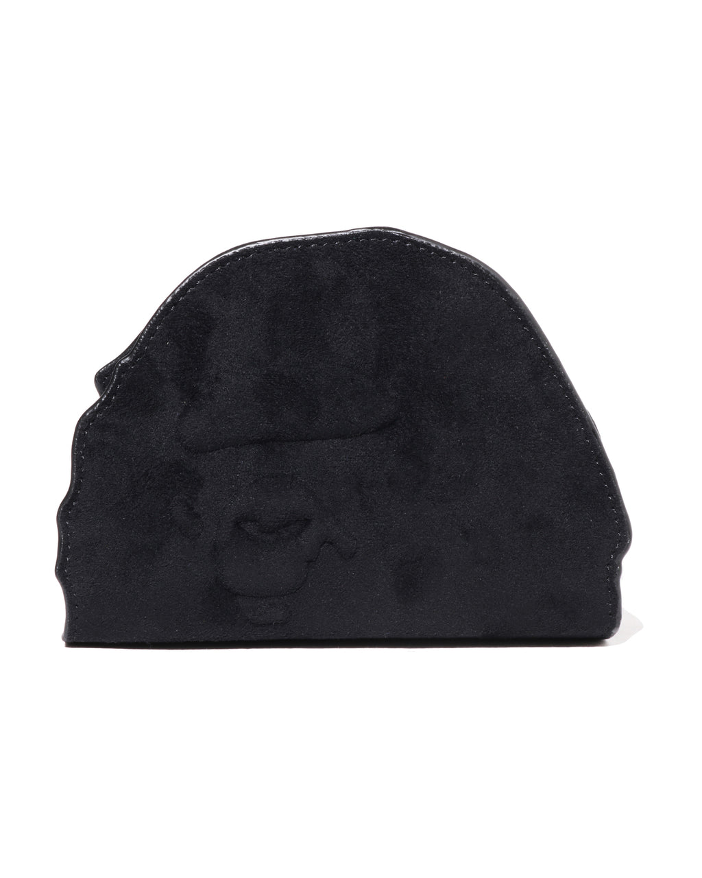 Ape Head Suede Embossed Pouch