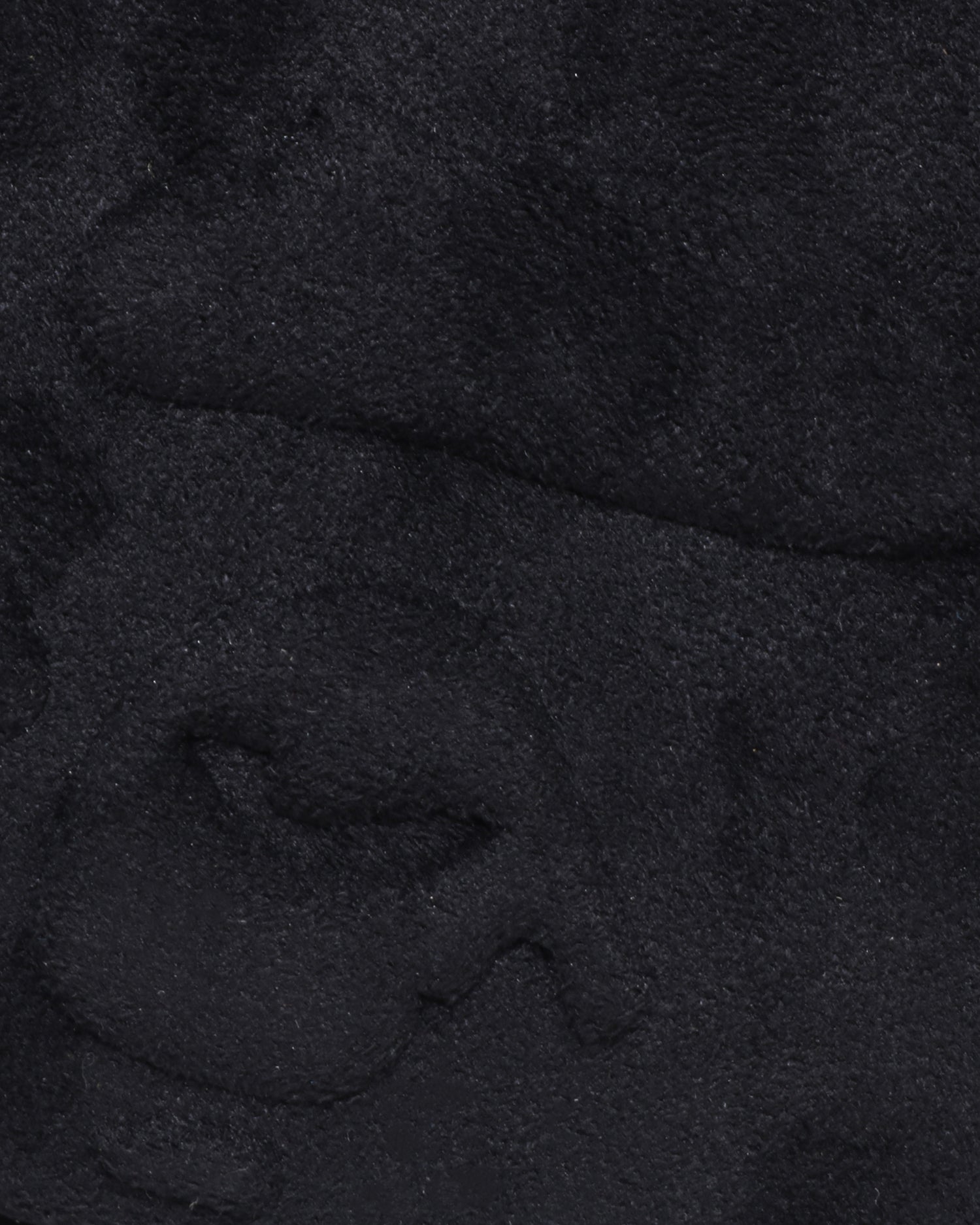 Ape Head Suede Embossed Pouch