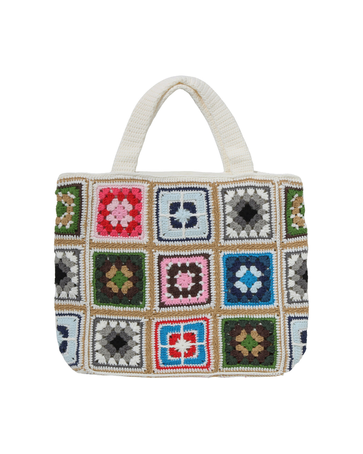 Ape Head One Point Crochet Tote Bag