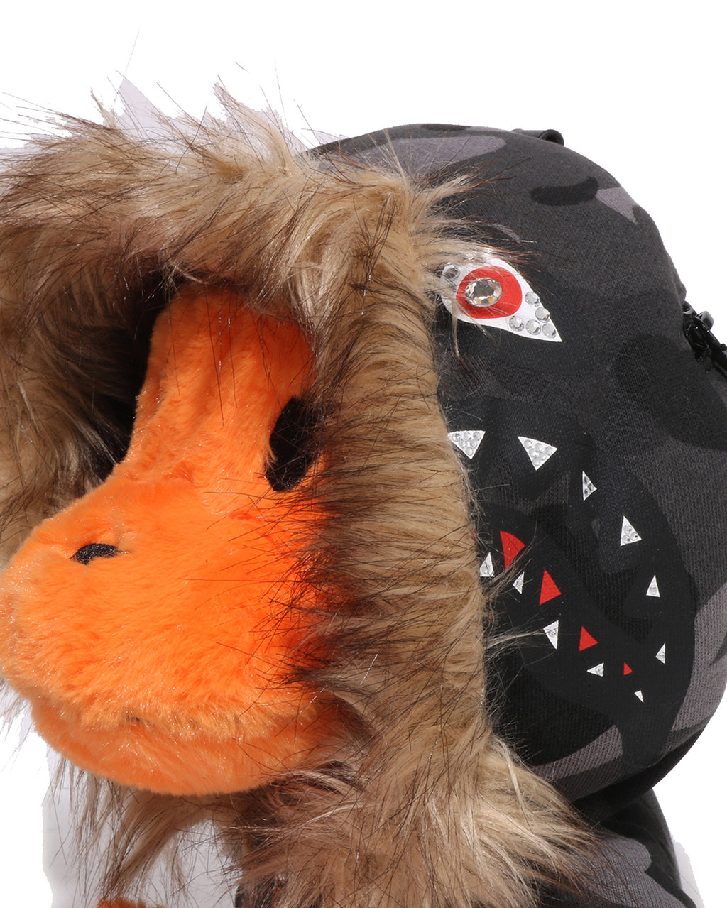 Color Camo Baby Milo Fur Doll Backpack