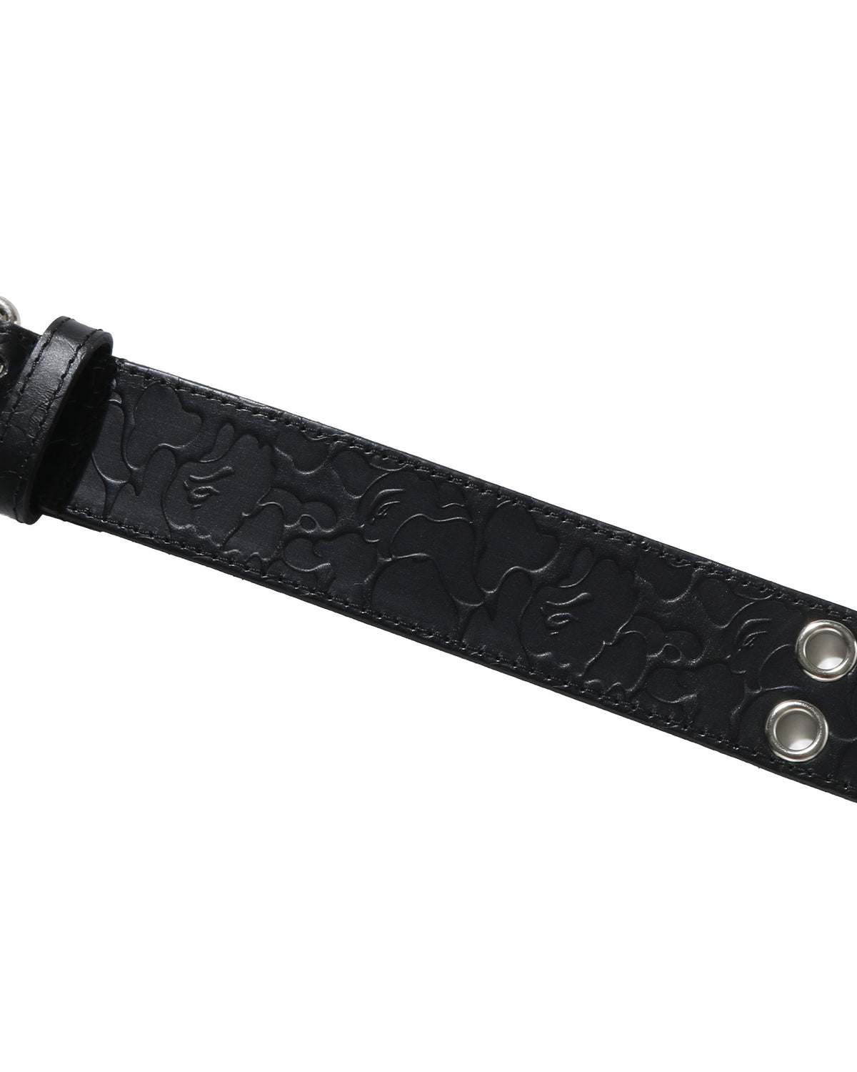 Solid Camo Double Pin Leather Belt