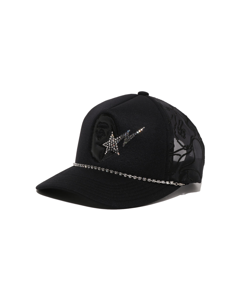 Ape Head Crystal Mesh Cap