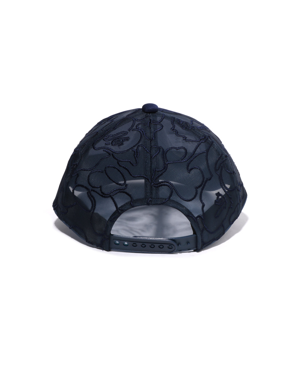 Line Camo Jacquard Mesh Blocking Logo Cap
