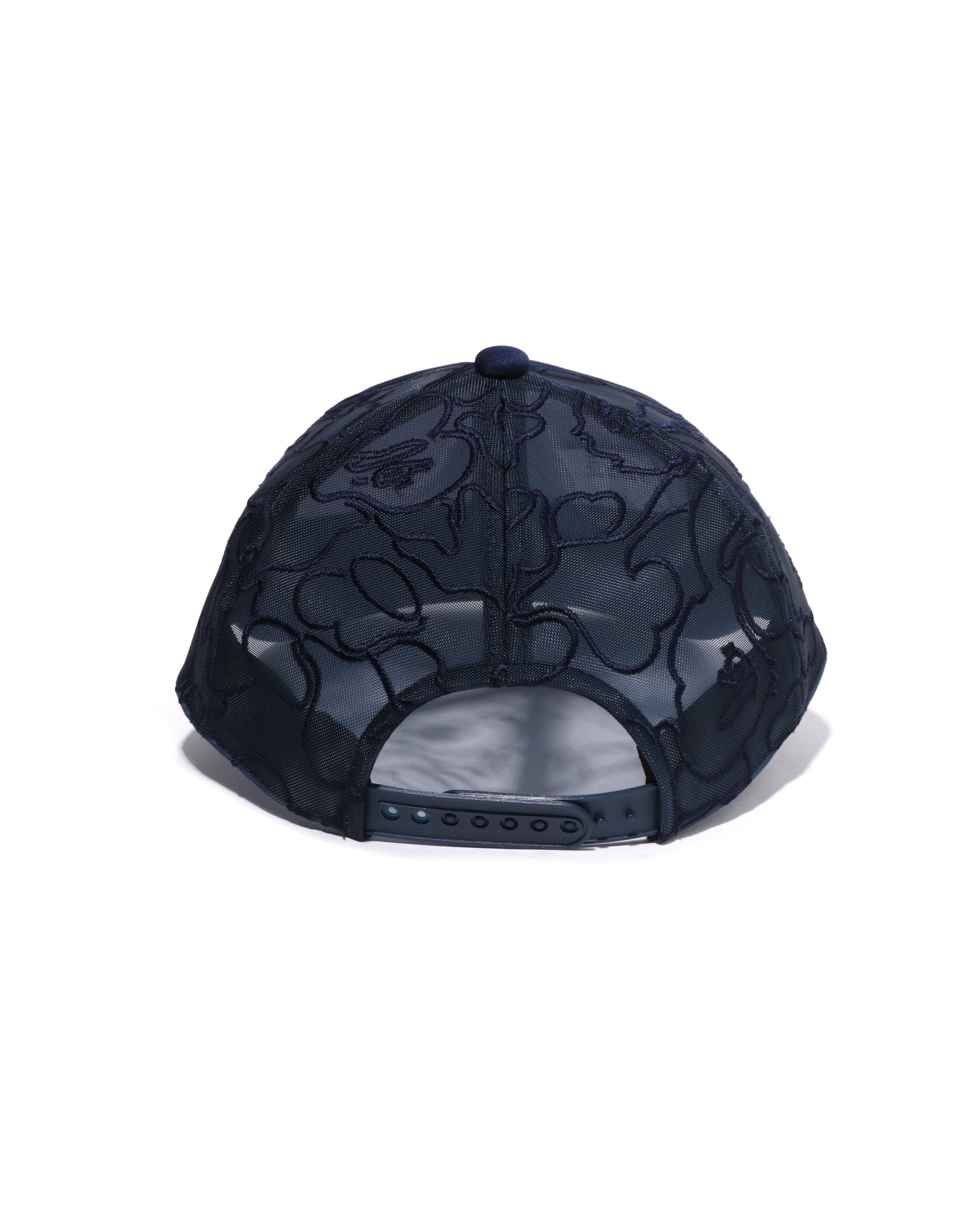 Line Camo Jacquard Mesh Blocking Logo Cap