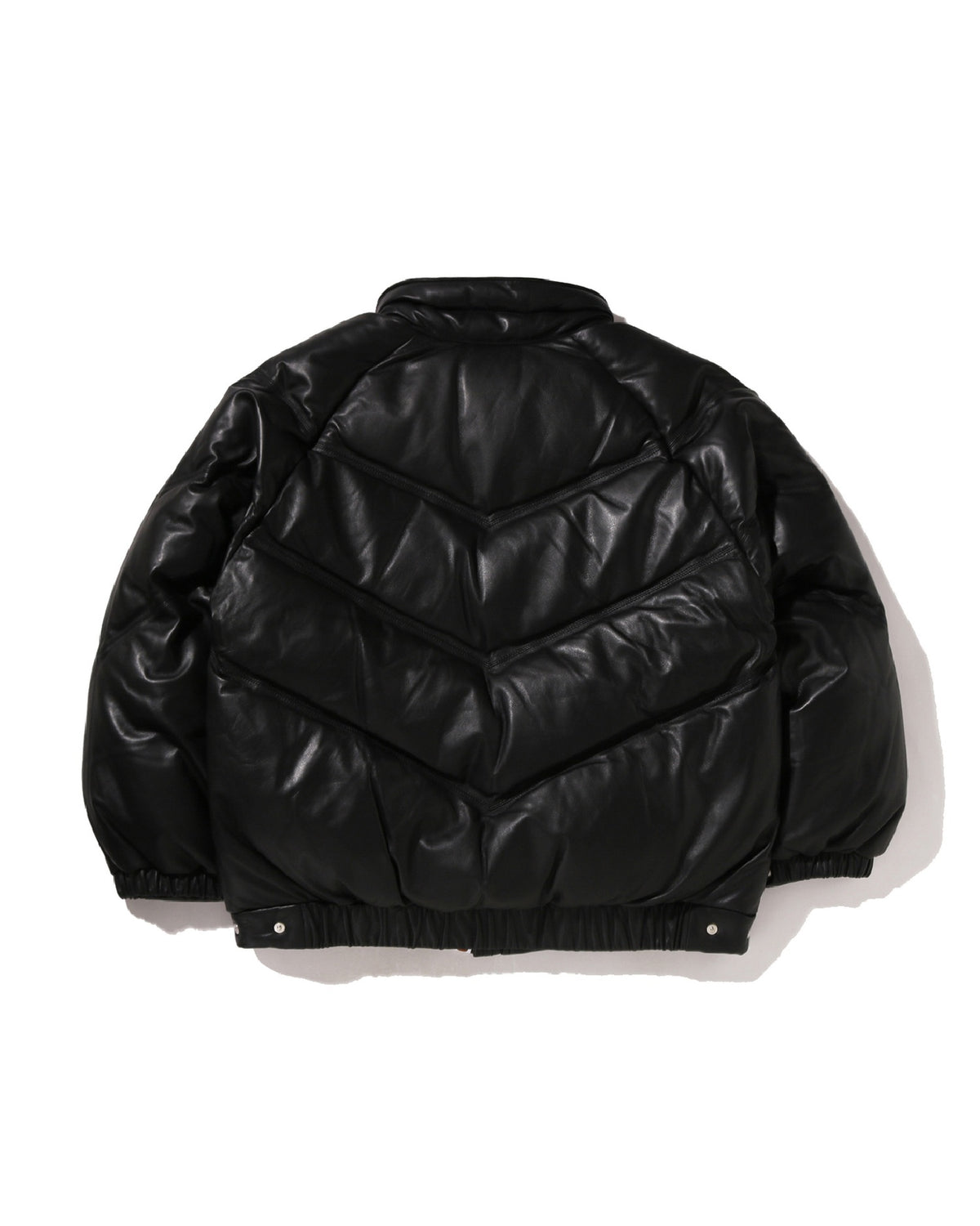 Leather B Boy Down Jacket