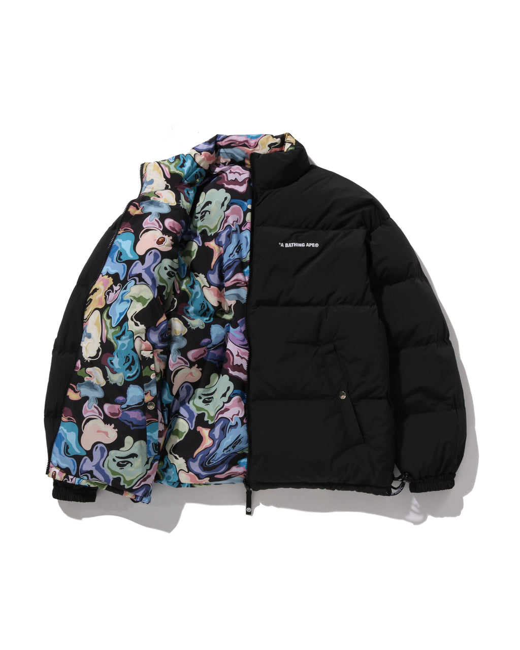 Art Camo Reversible Down Jacket
