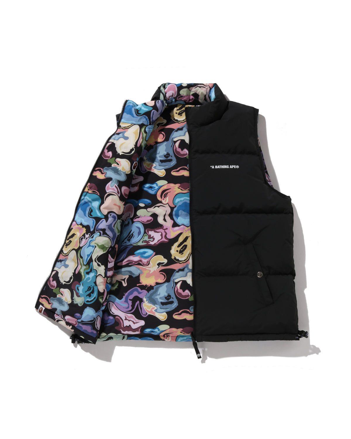 Art Camo Reversible Down Vest