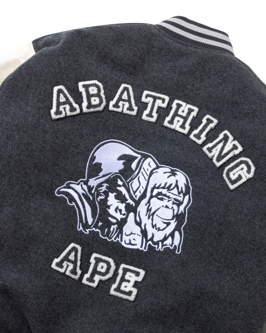 BAPE By Kazuki Kuraishi Multi Logo Varsity Down Jacket