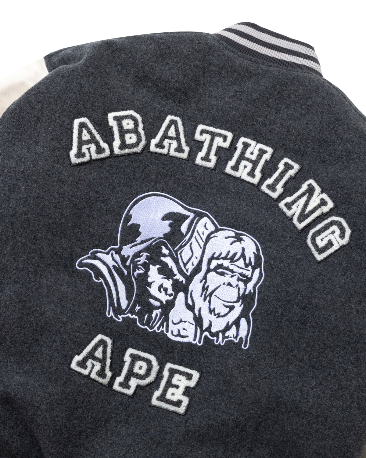 BAPE By Kazuki Kuraishi Multi Logo Varsity Down Jacket