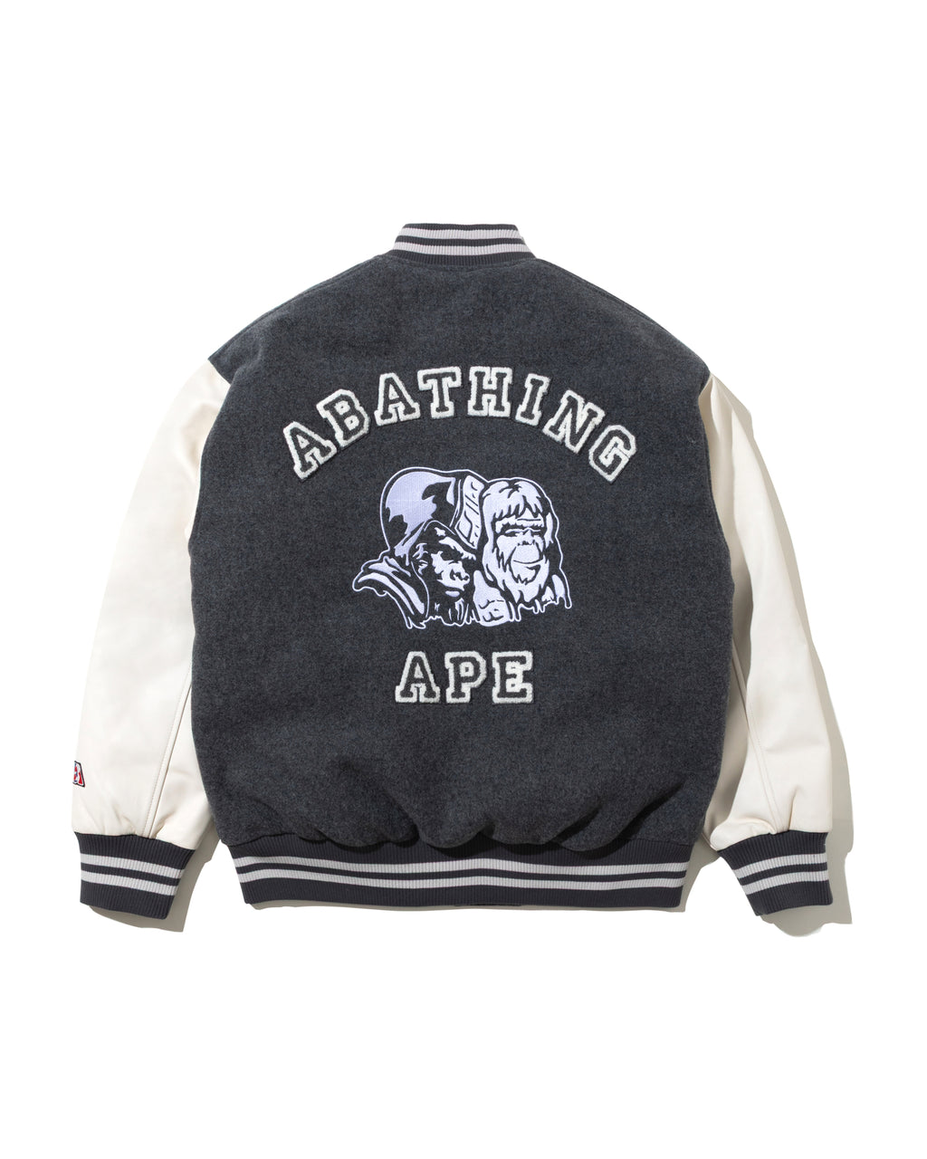 BAPE By Kazuki Kuraishi Multi Logo Varsity Down Jacket