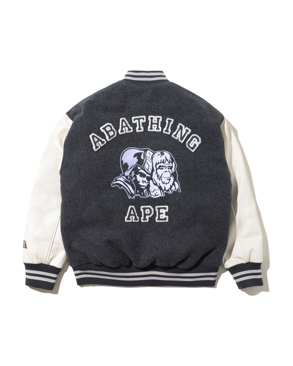 BAPE By Kazuki Kuraishi Multi Logo Varsity Down Jacket