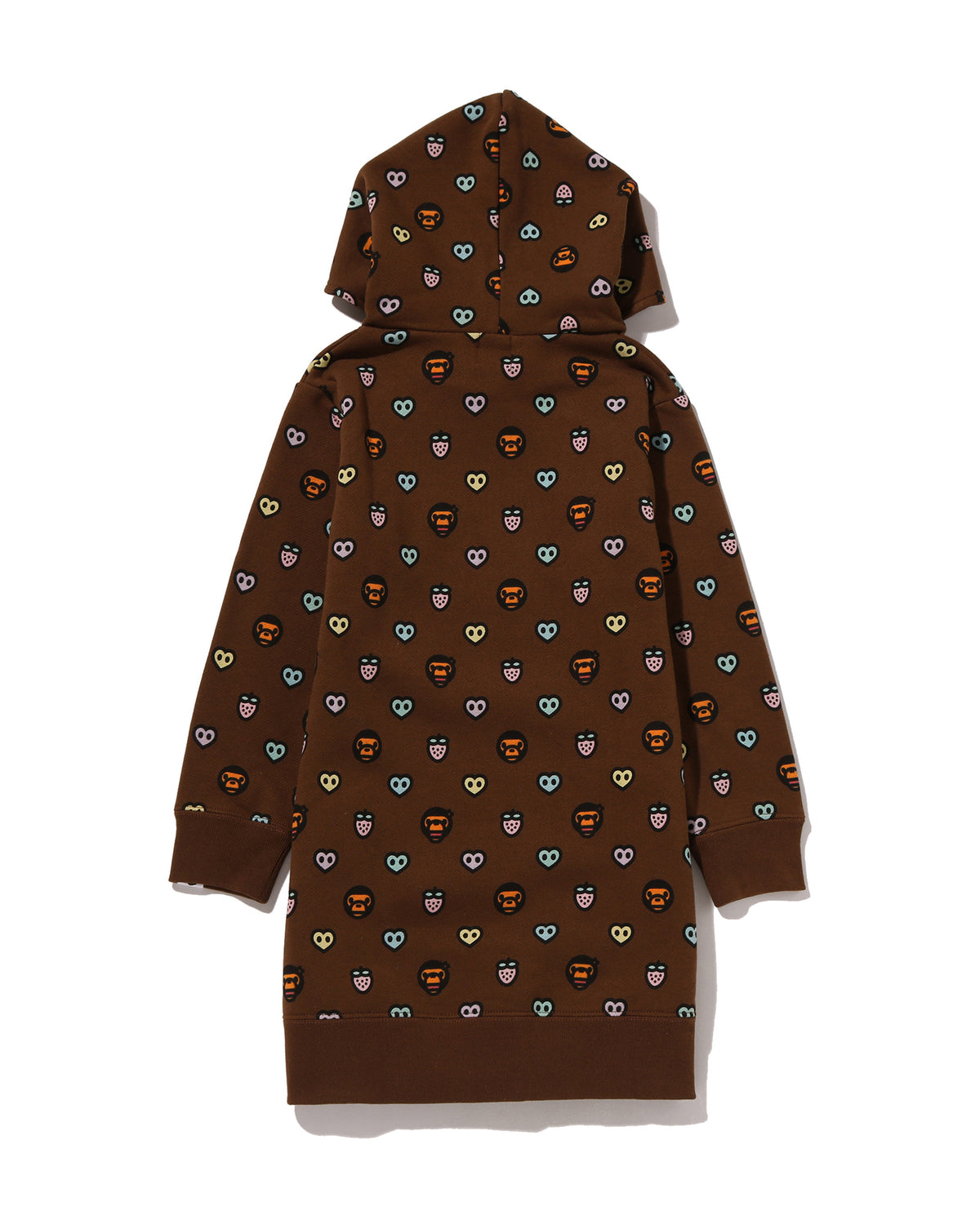 Kids Milogram Sweets Pattern Hoodie Dress