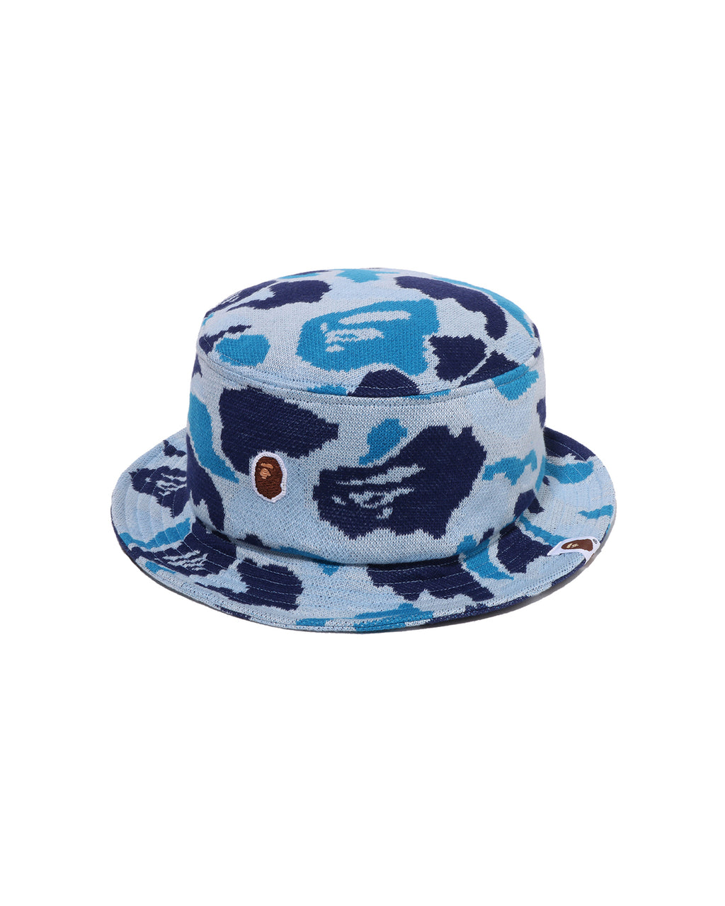 One Point Abc Camo Jacquard Knit Bucket Hat