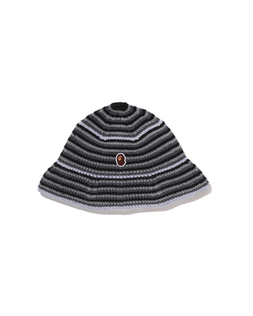 Ape Head One Point Stripe Knit Hat