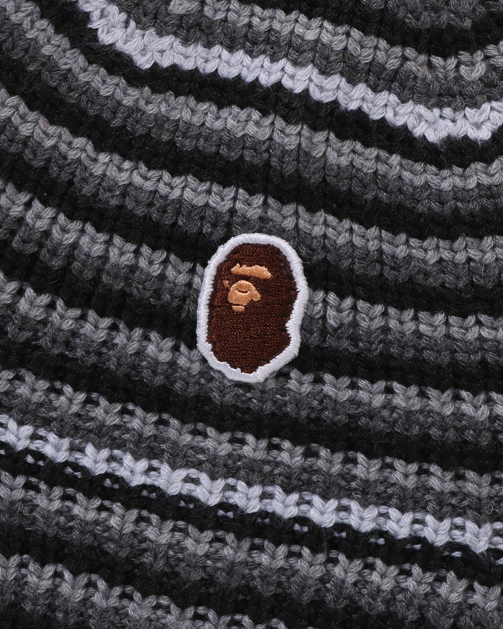 Ape Head One Point Stripe Knit Hat
