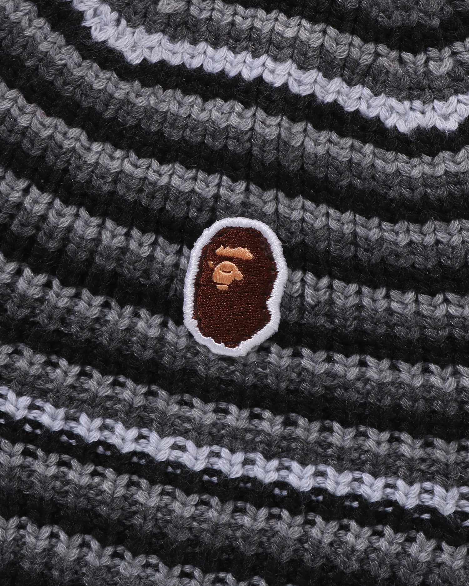 Ape Head One Point Stripe Knit Hat