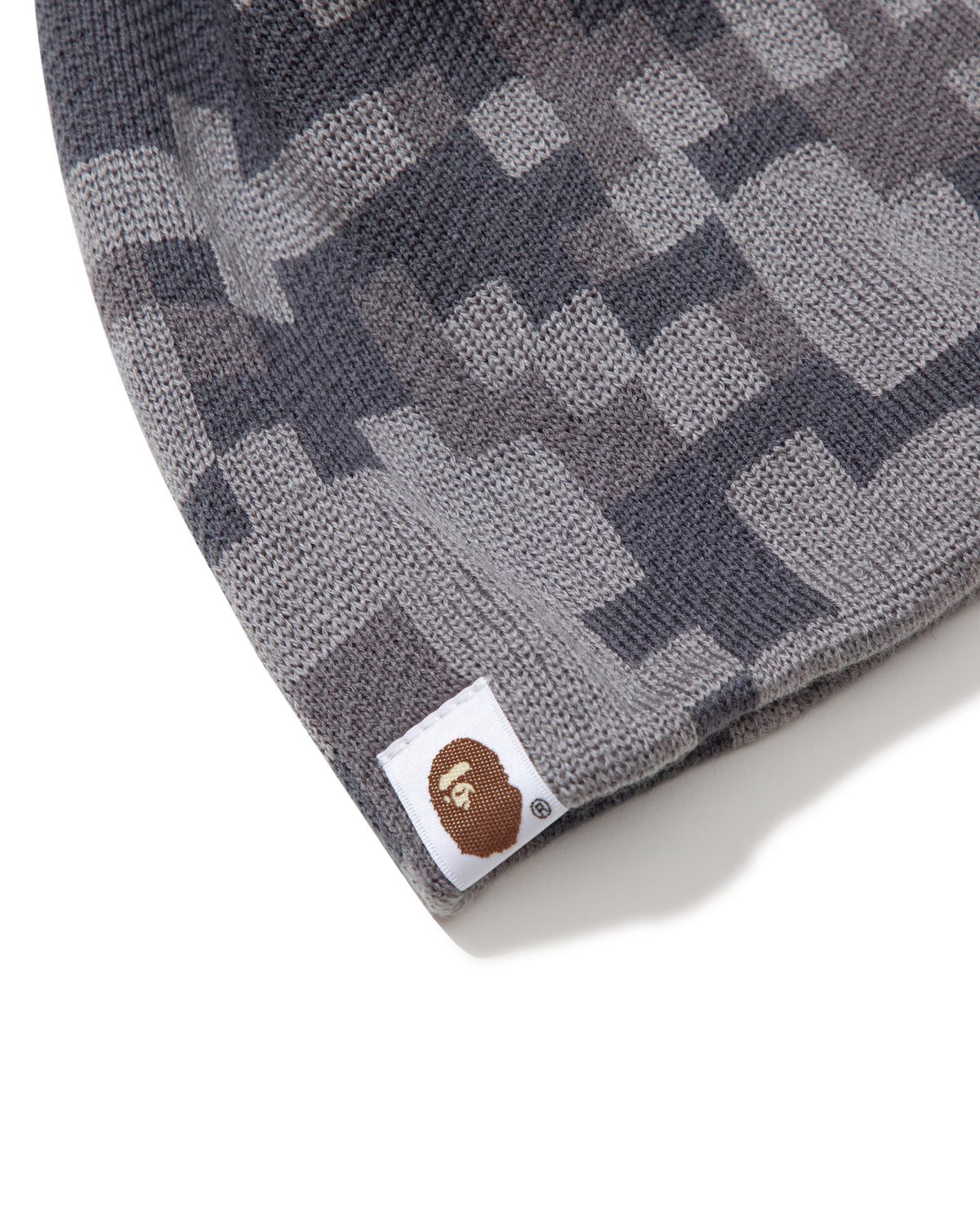 BAPE By Kazuki Kuraishi Pixelate Camo Beanie