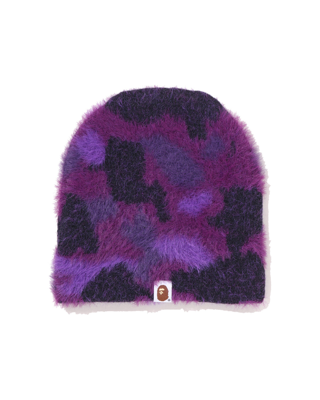Color Camo Furry Beanie