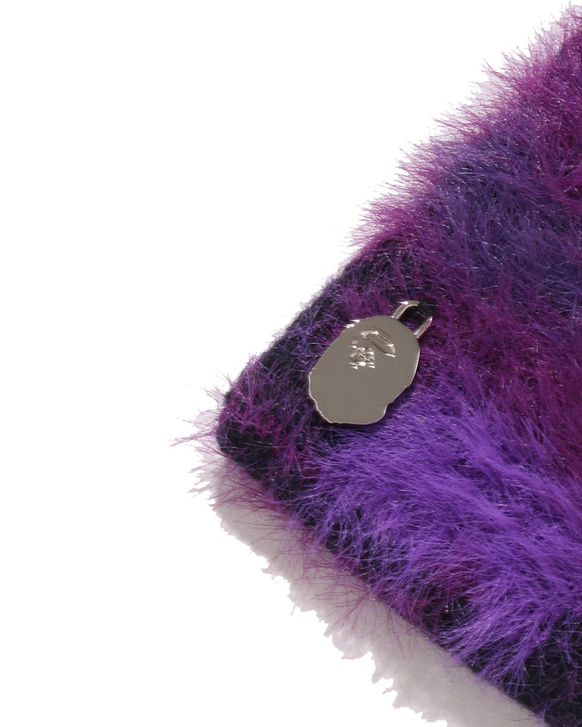Color Camo Furry Beanie