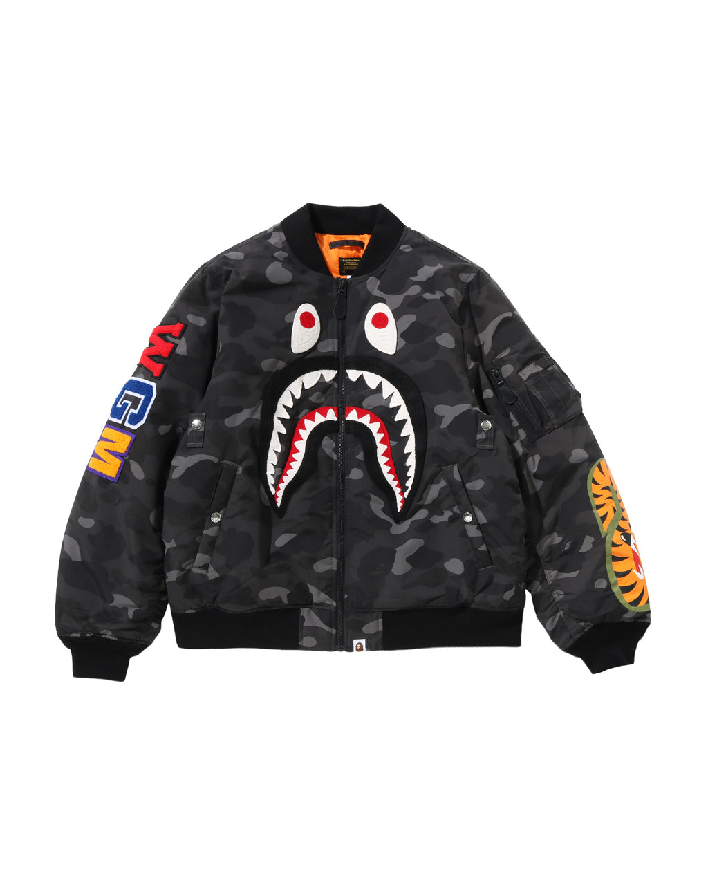 Color Camo Shark Ma-1 #1