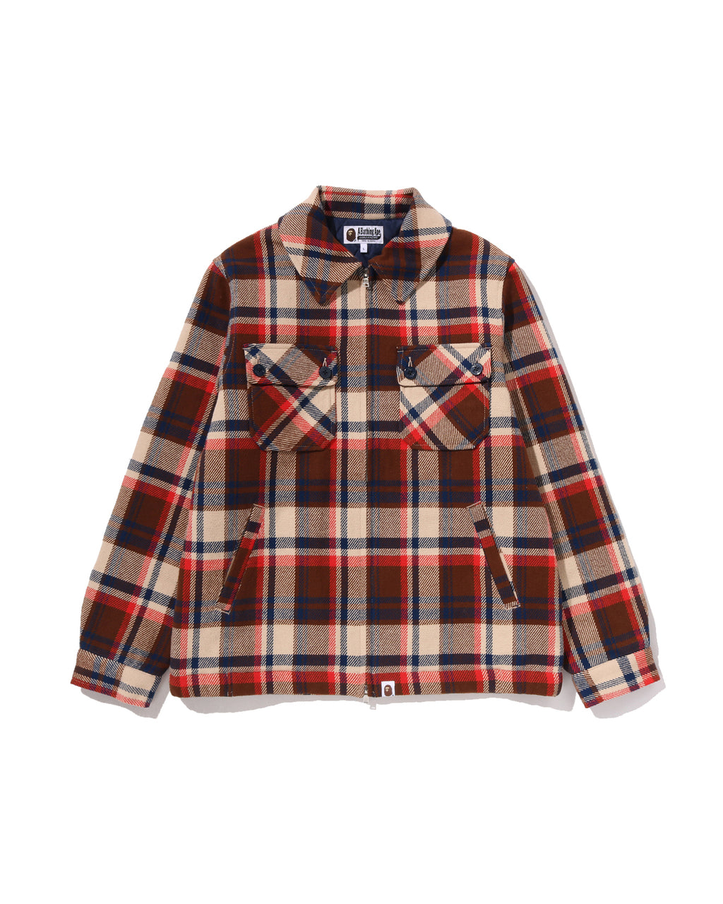 BAPE Check Cpo Zip Jacket