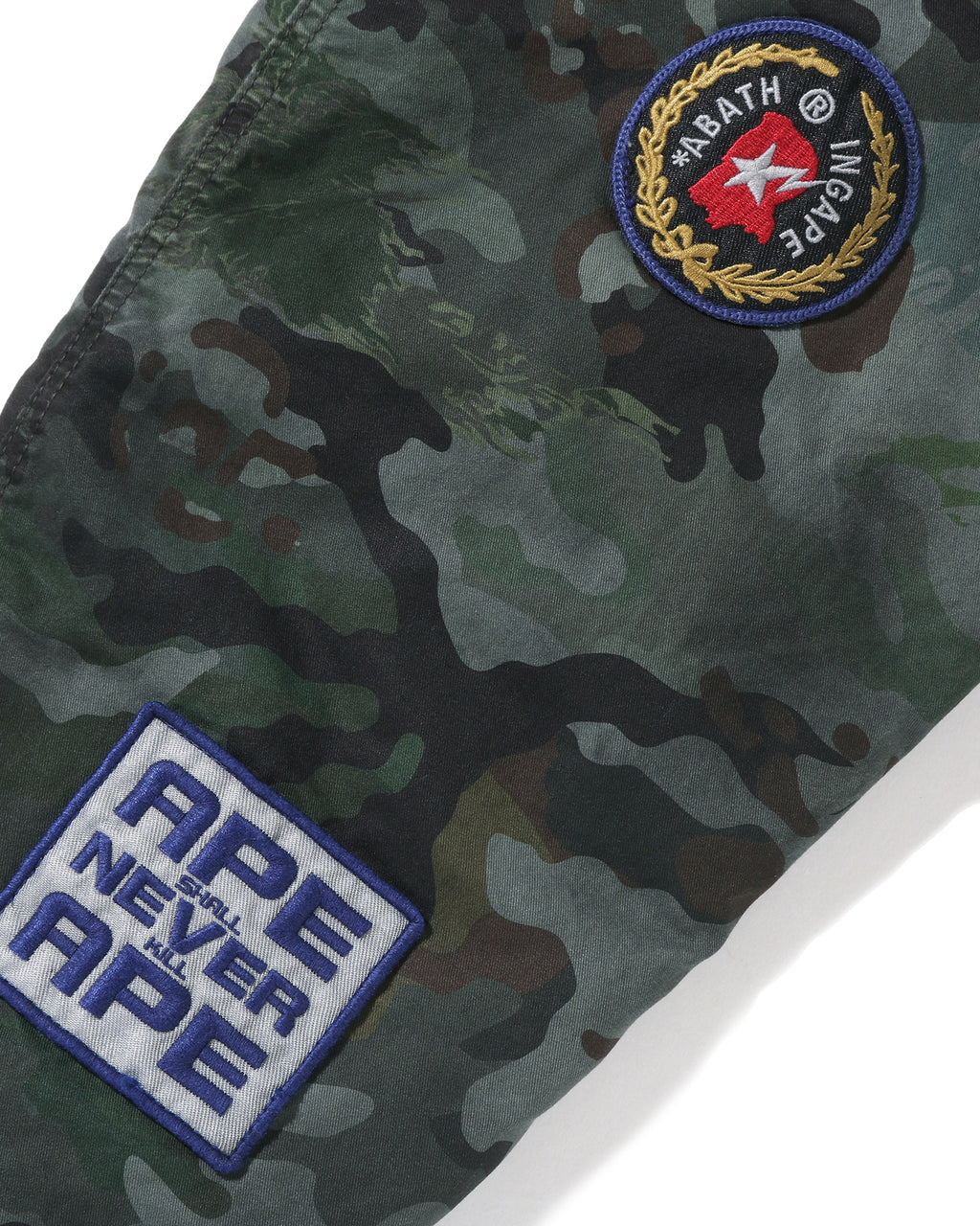 Hybrid Camo Multi Badge Padded Ma-1
