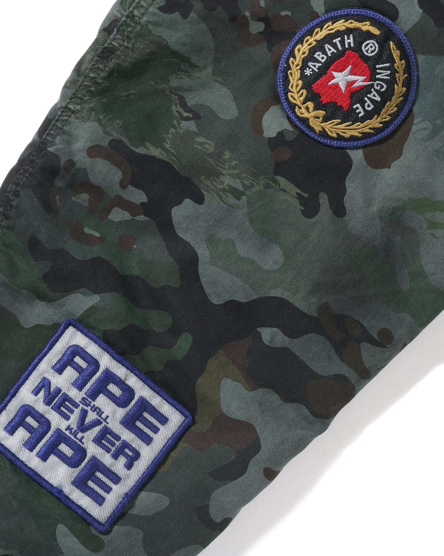 Hybrid Camo Multi Badge Padded Ma-1