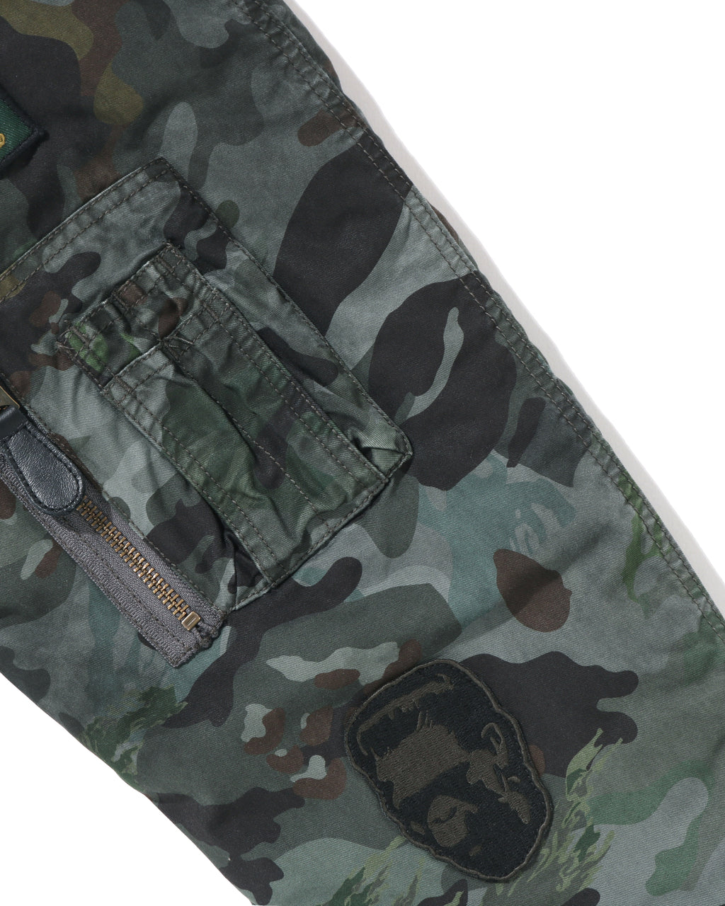 Hybrid Camo Multi Badge Padded Ma-1