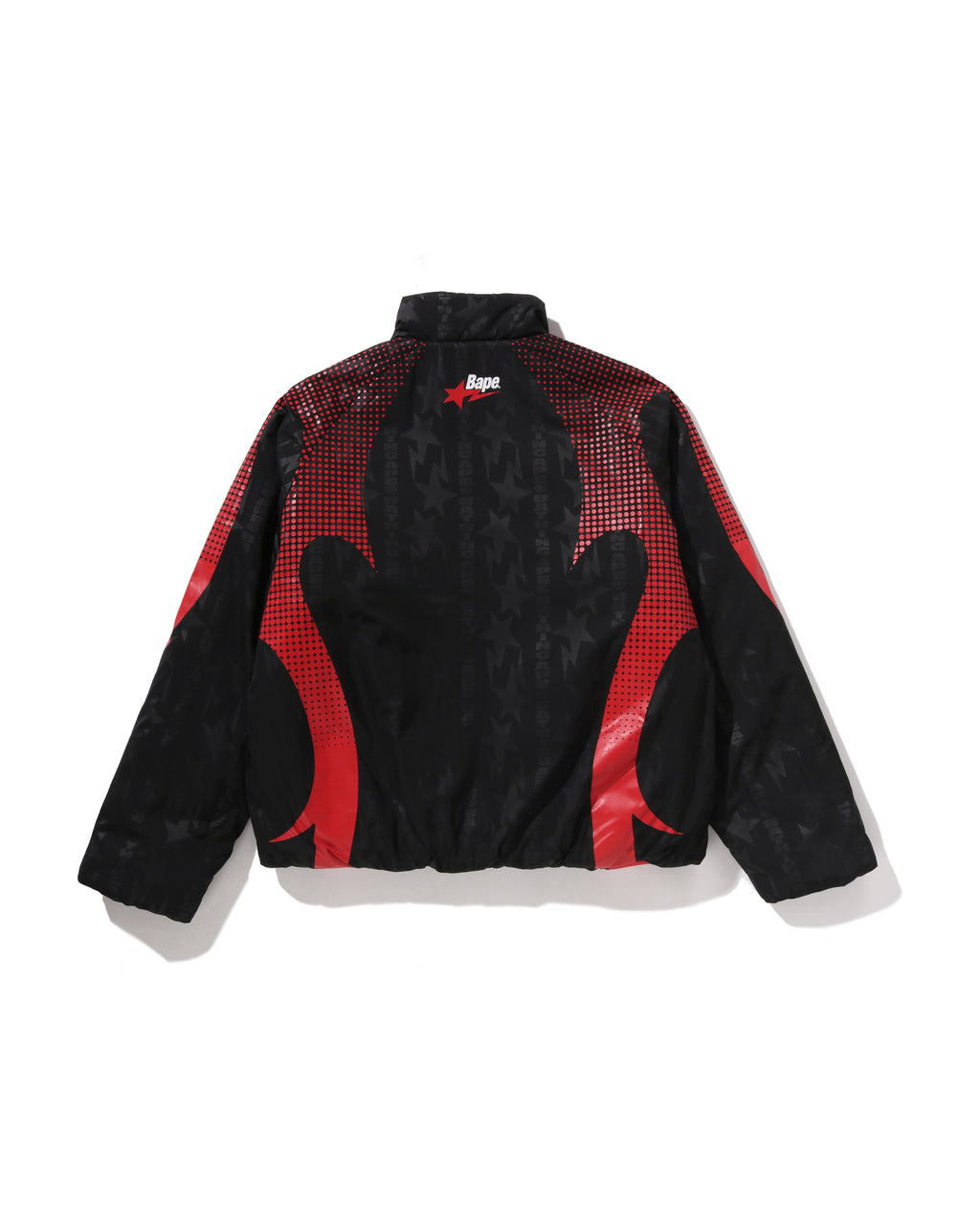 Aba Frame Monogram Jacquard Multi Logo Padded Jacket