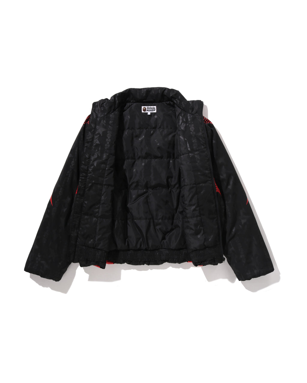 Aba Frame Monogram Jacquard Multi Logo Padded Jacket