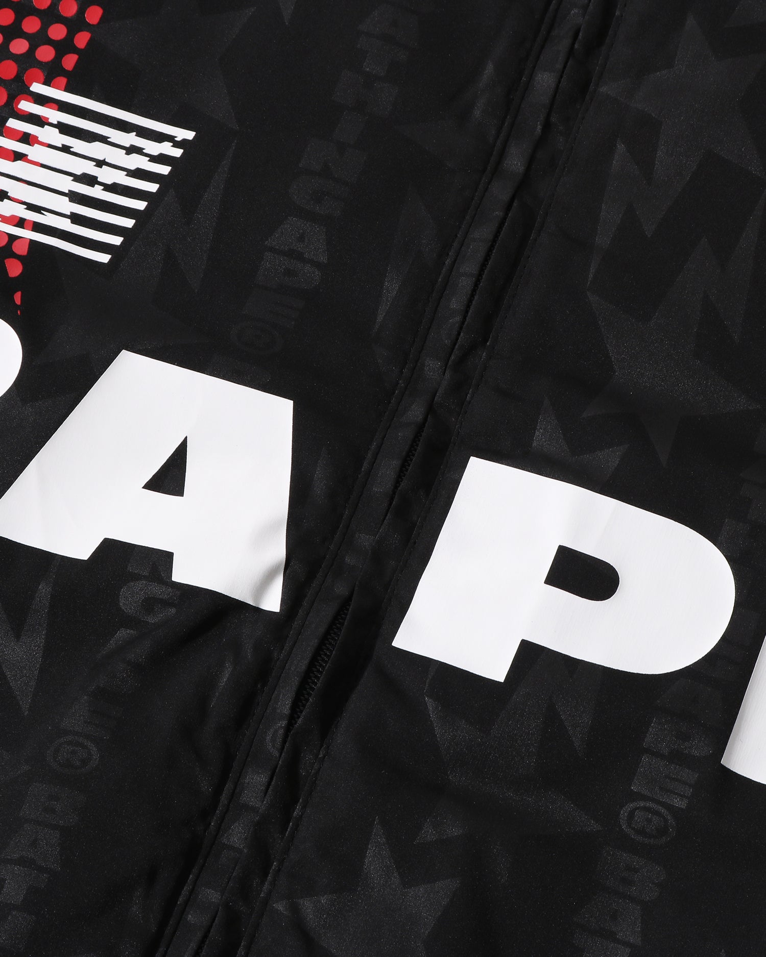 Aba Frame Monogram Jacquard Multi Logo Padded Jacket