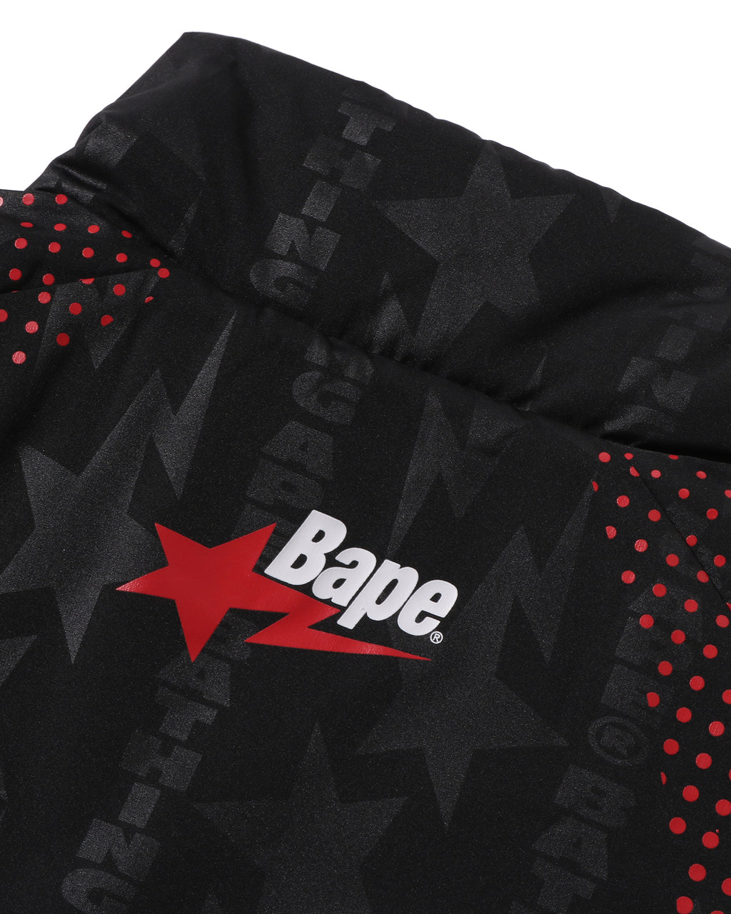 Aba Frame Monogram Jacquard Multi Logo Padded Jacket
