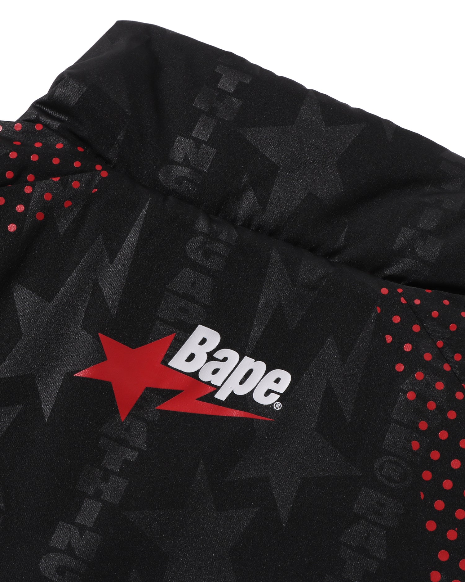 Aba Frame Monogram Jacquard Multi Logo Padded Jacket