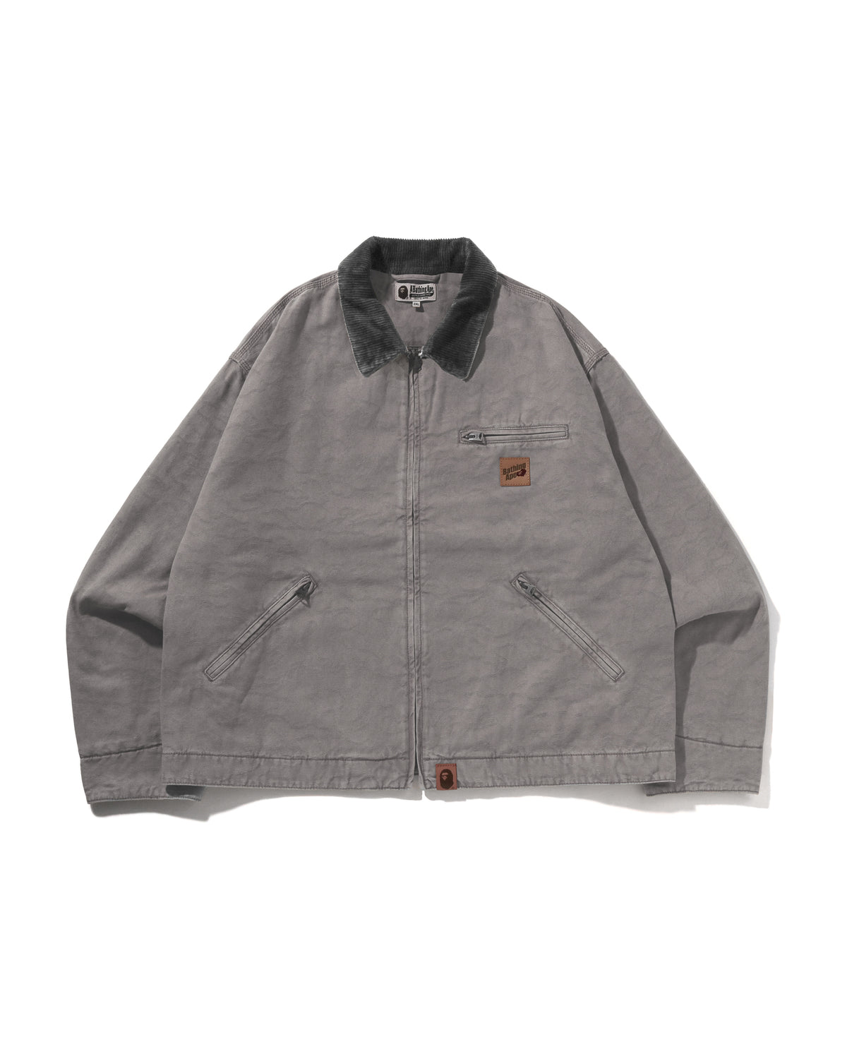Line Camo Jacquard Garment Dyed Padded Work Jacket