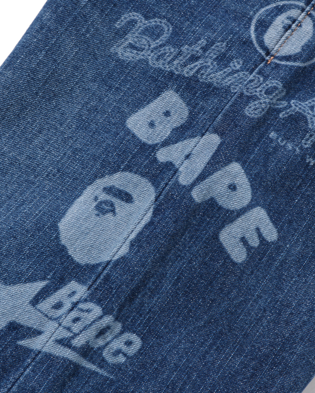 Kids BAPE Multi Graphics 10 Oz Denim Pants
