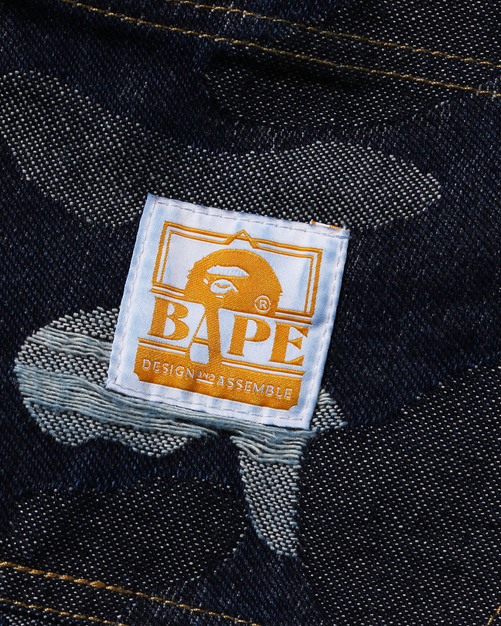 Kids Camo Jacquard Denim Pants