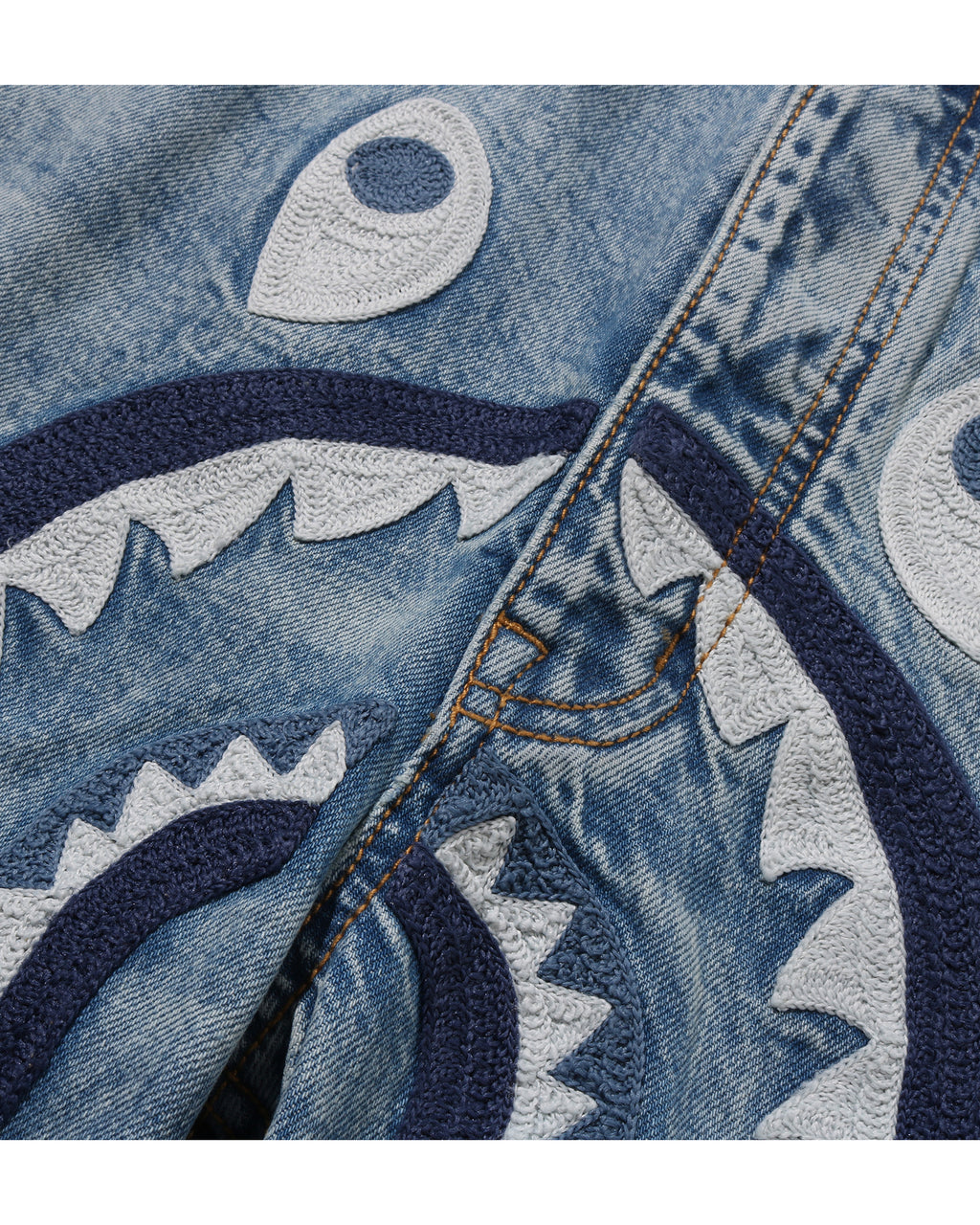 Shark Relaxed Fit Denim Pants