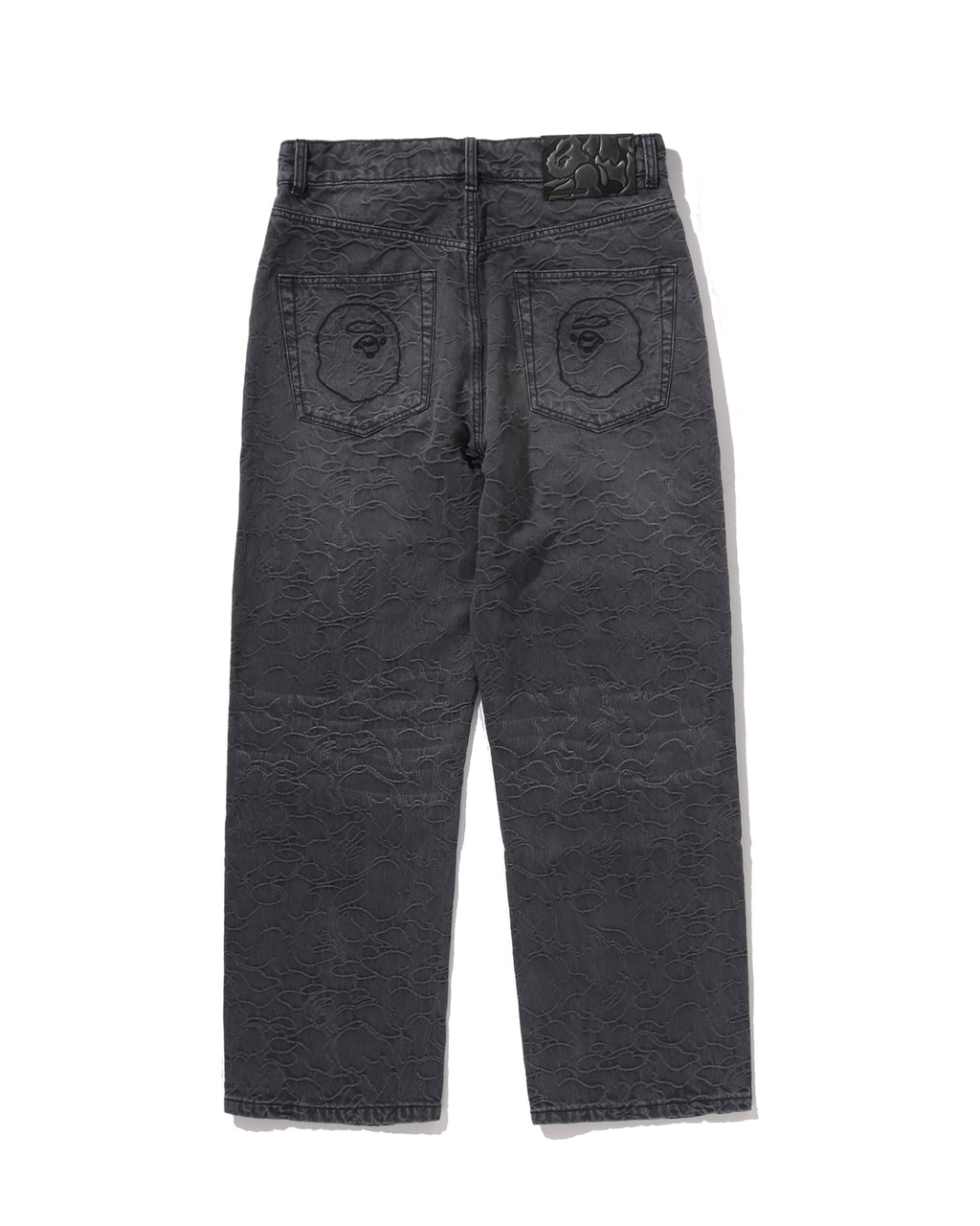 Line Camo Jacquard One Point Relaxed Fit 13oz Denim Pants
