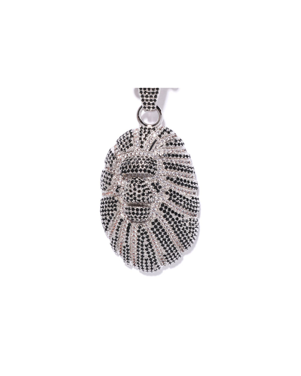 Ape Head Crystal Stone Necklace