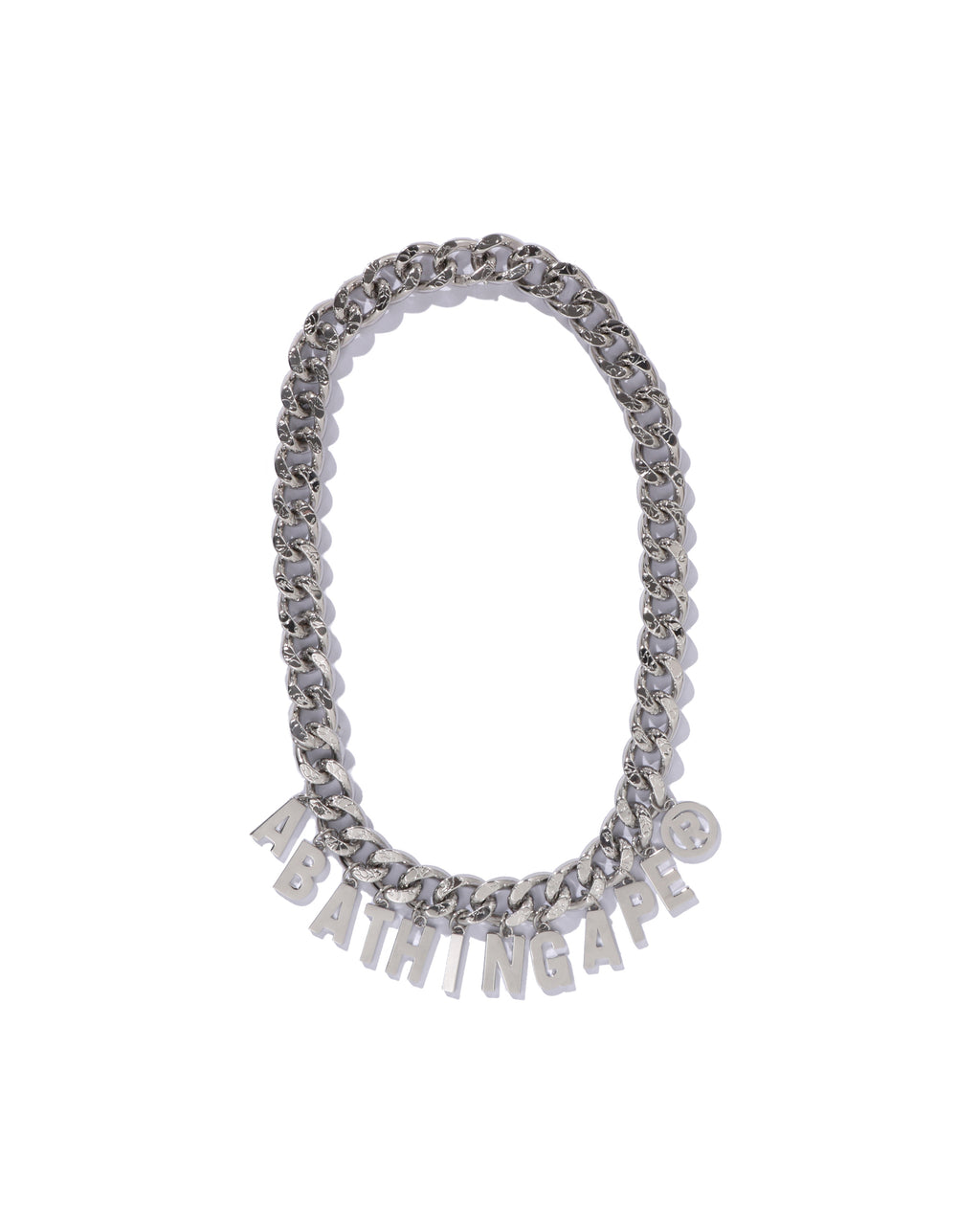 Line Camo Debossed A Bathing Ape Chain Necklace