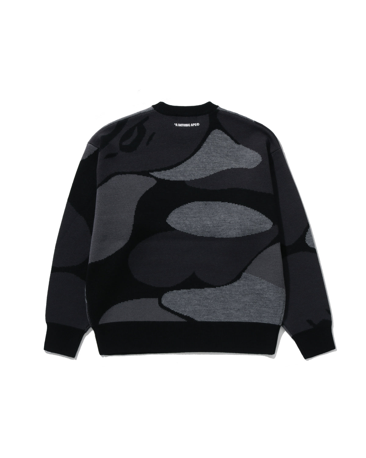Mega Abc Camo Knit Crewneck Sweatshirt