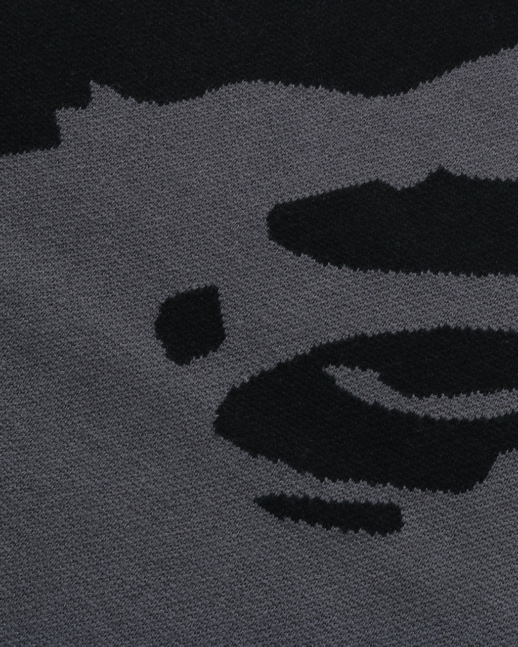 Mega Abc Camo Knit Crewneck Sweatshirt