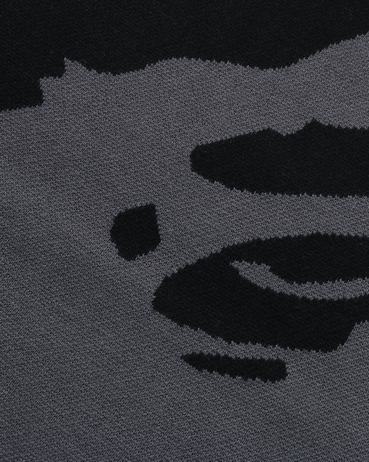 Mega Abc Camo Knit Crewneck Sweatshirt
