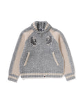 BAPE Logo Metallic Cowichan Knit