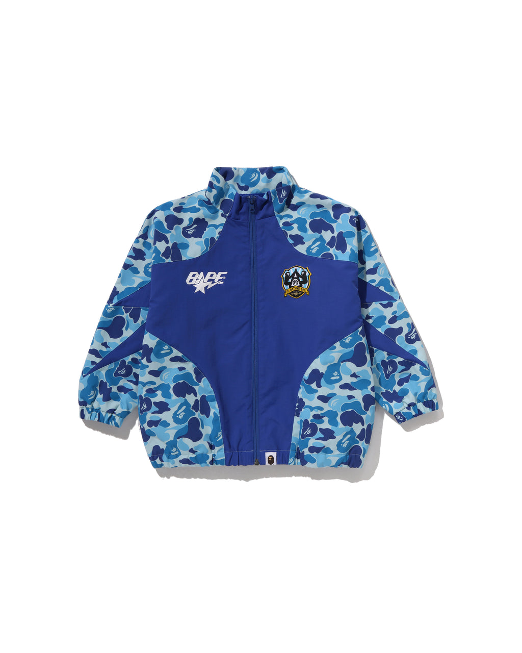 Kids Abc Camo Embroidery Patch Loose Fit Jacket
