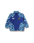 Kids Abc Camo Embroidery Patch Loose Fit Jacket