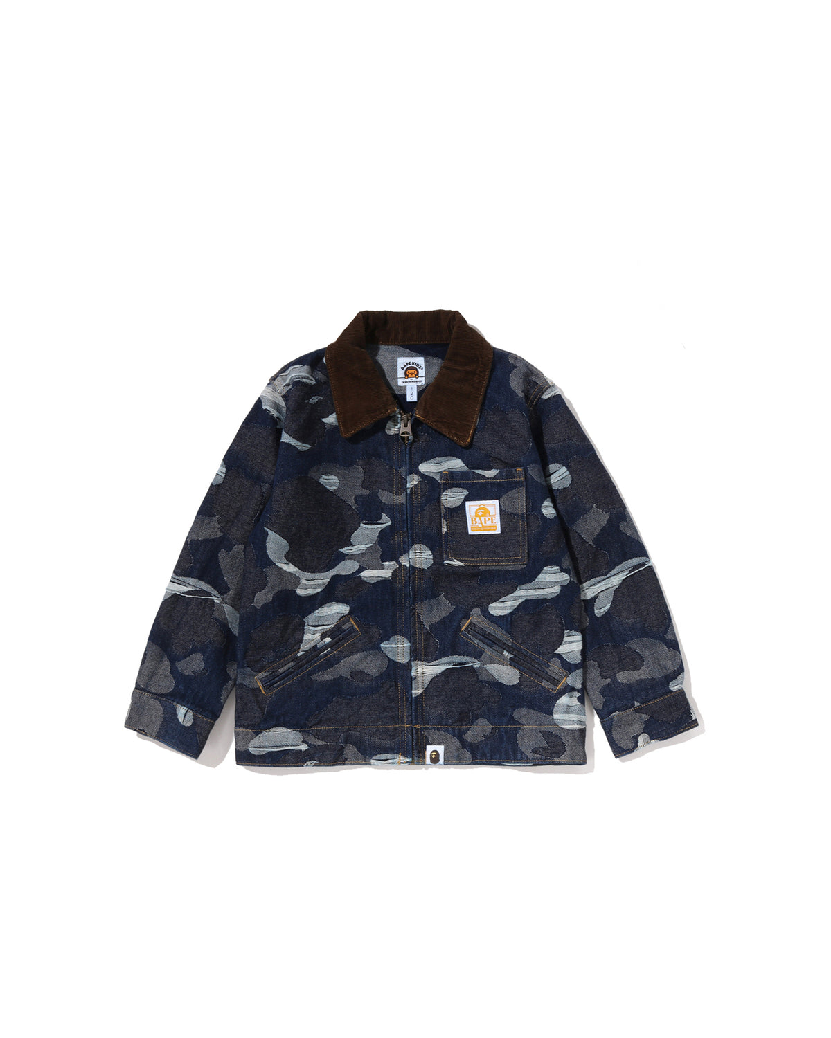 Kids Camo Jacquard Denim Jacket